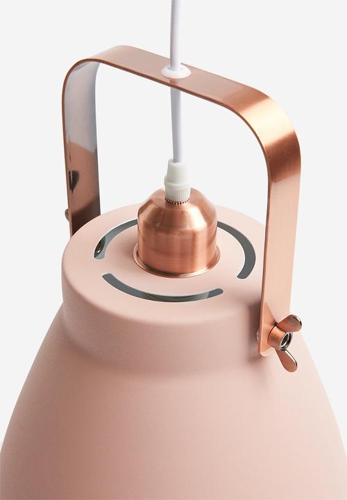 Present Time - Mingle pendant - large dusty pink/copper