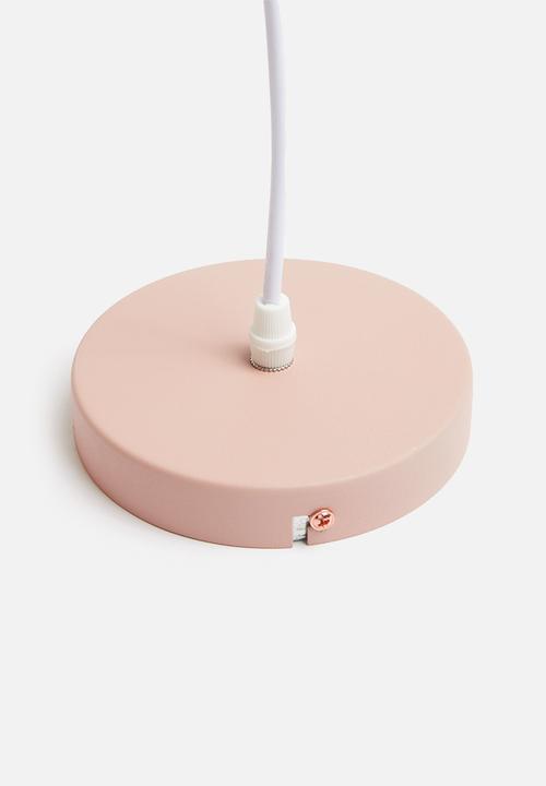Present Time - Mingle pendant - large dusty pink/copper