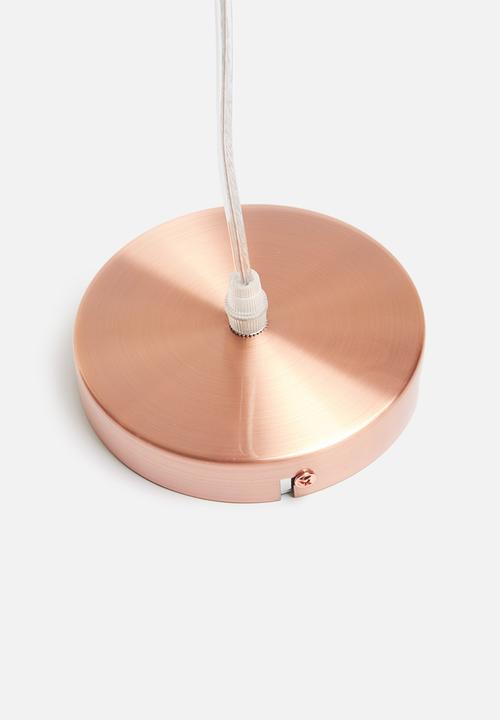 Present Time - Refine metal pendant lamp - black & copper