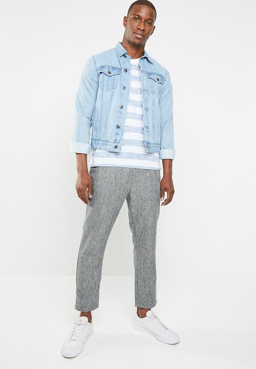 STYLE REPUBLIC - Casual stripe T-shirt - blue & white 