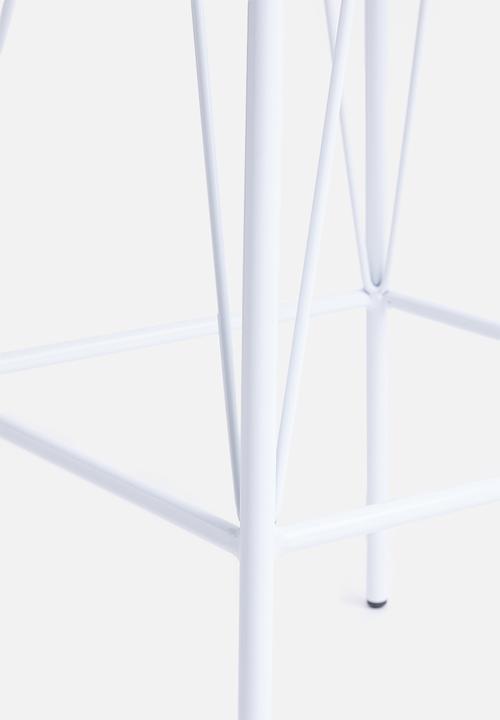 Sixth Floor - Pin counter stool - white