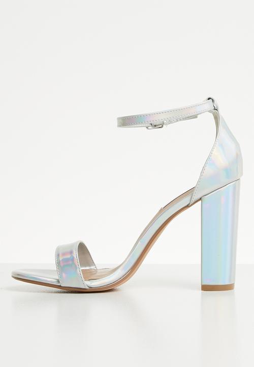 Steve Madden - Carrson heel - silver
