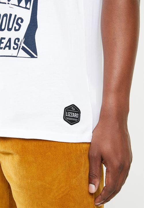 Lizzard - Stewart tee - white