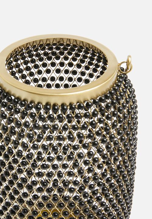 Sixth Floor - Rhea lantern - gold/black