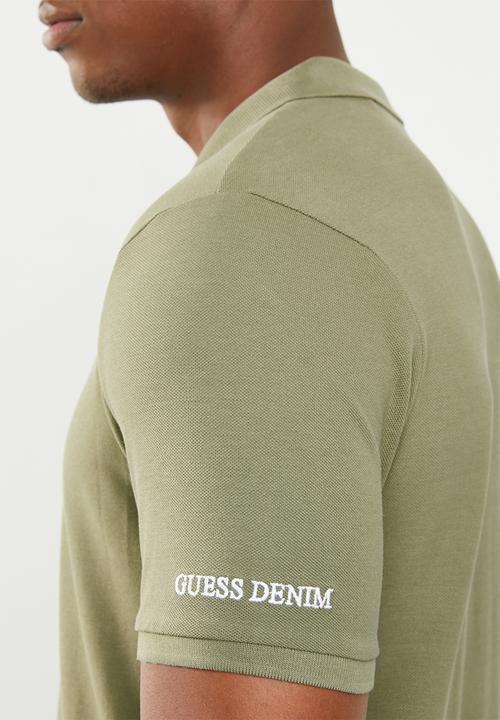 GUESS - Guess classic short sleeve polo - green
