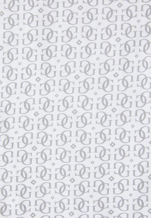 GUESS - Short sleeve quatro all over print golfer - white