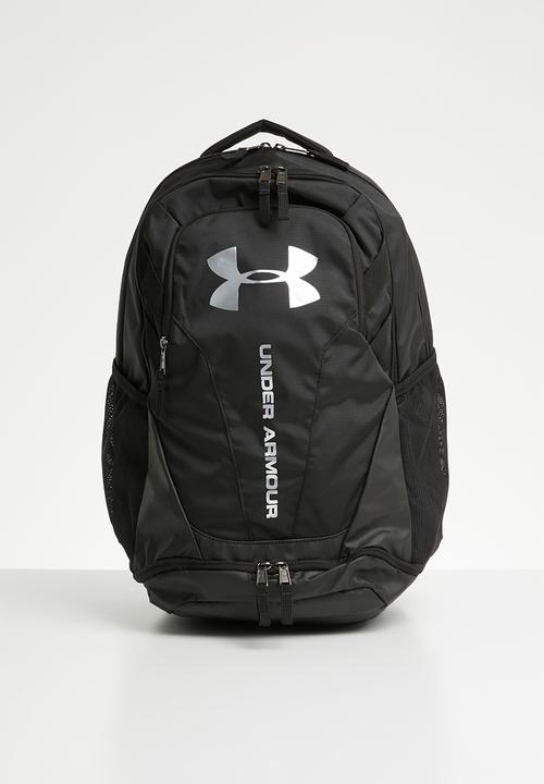 under armour black hustle 3.0 backpack