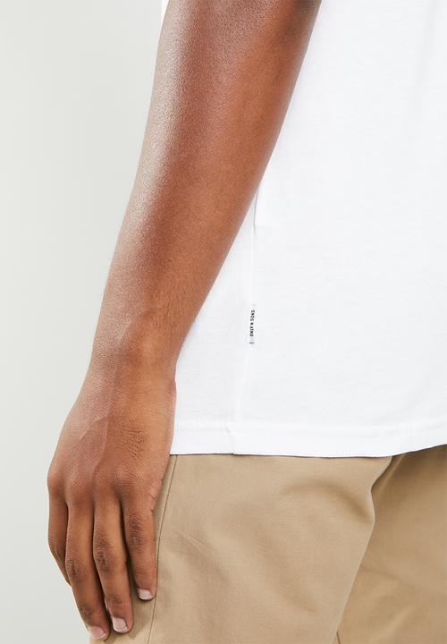 Only & Sons - Greg short  sleeve tee - white