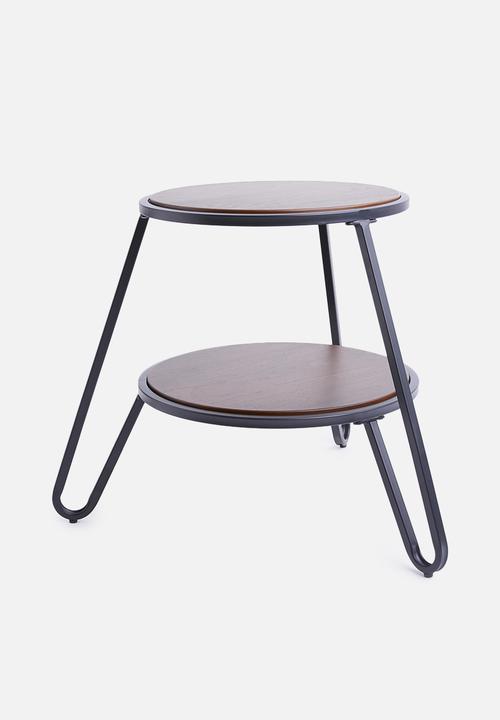 Sixth Floor - Dark oak side table - natural