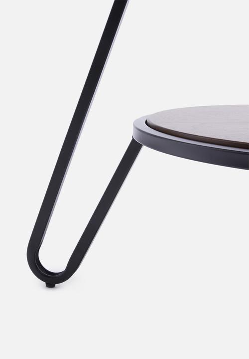 Sixth Floor - Dark oak side table - natural