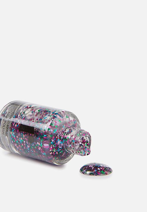 Cotton On - Rubi nail polish - multi glitter
