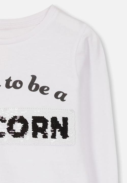 Cotton On - Anna long sleeve tee - white