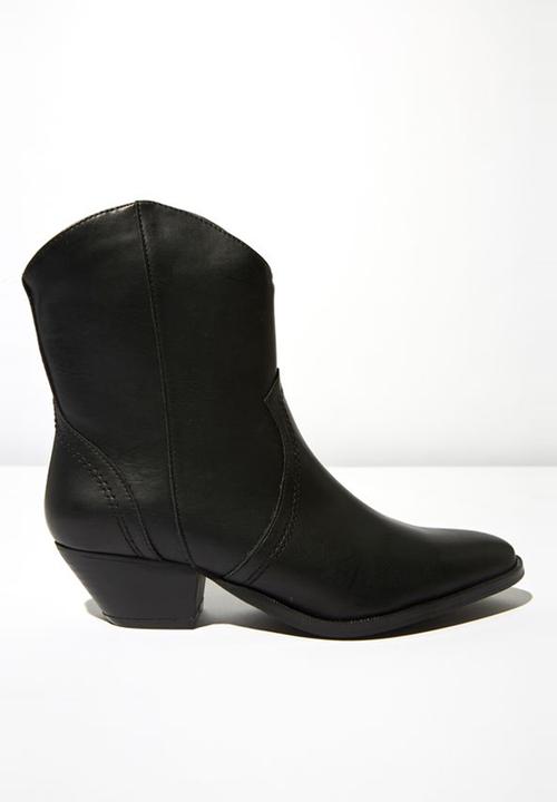 Cotton On - Larissa western boot - black