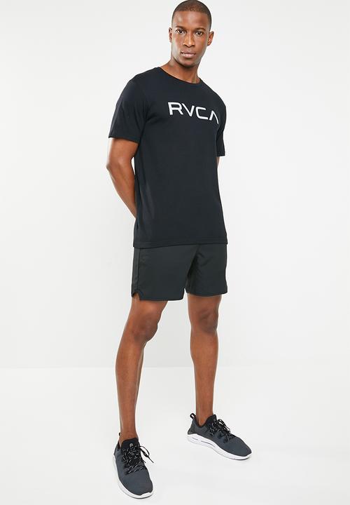 RVCA - Short sleeve tee - black & grey 