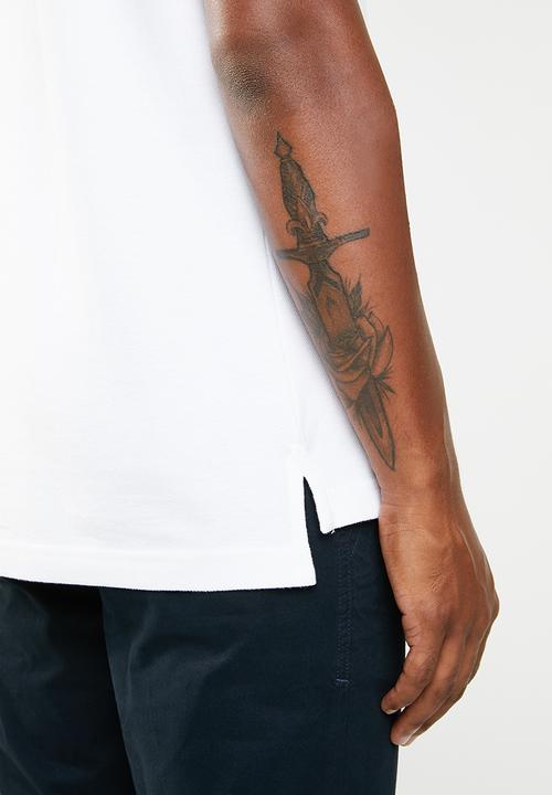 STYLE REPUBLIC - Crown piquet golfer - white
