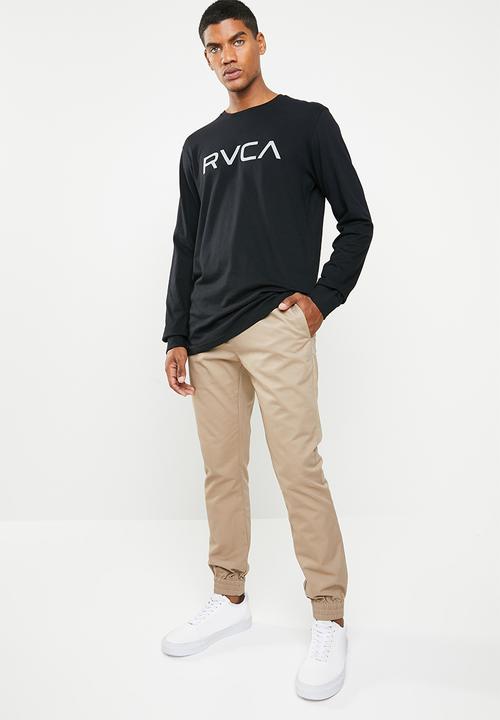 RVCA - Big rvca long sleeve tee - black