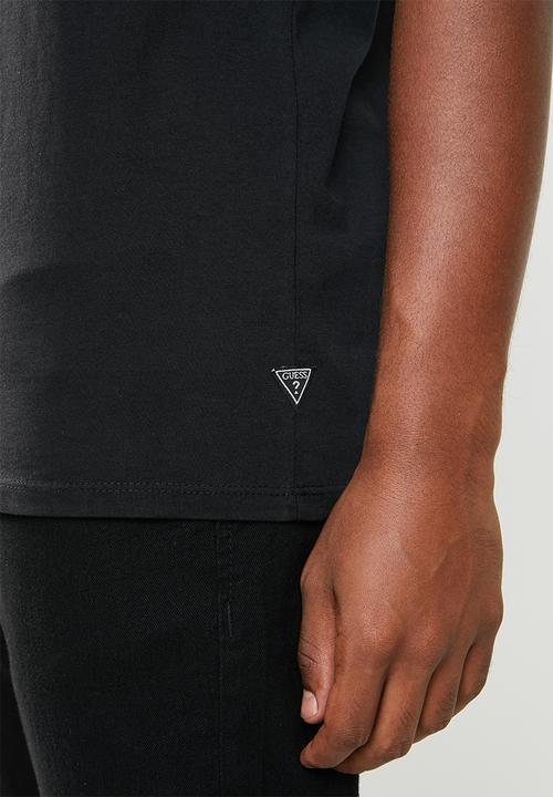 GUESS - Guess classic tri tee - black