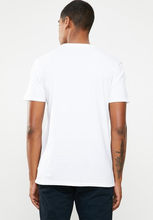 GUESS - Guess short sleeve worded tee - white
