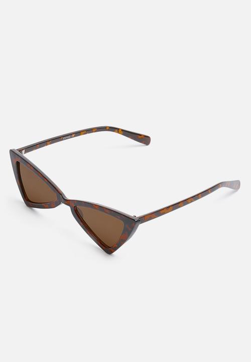 Missguided - Angled sunglasses - brown