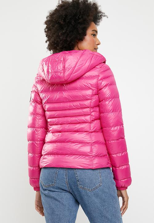 Brave Soul - Hoodie puffer jacket - pink