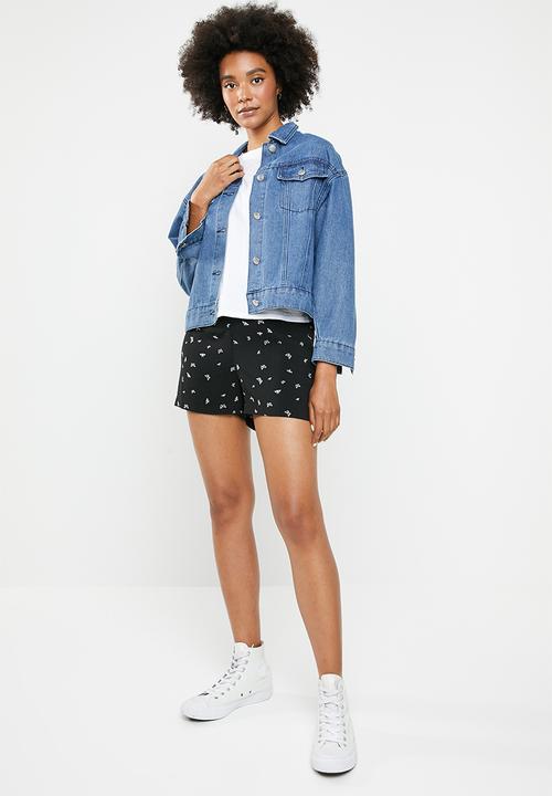 Jacqueline de Yong - Barbera woven shorts - black