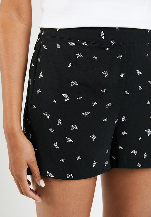 Jacqueline de Yong - Barbera woven shorts - black