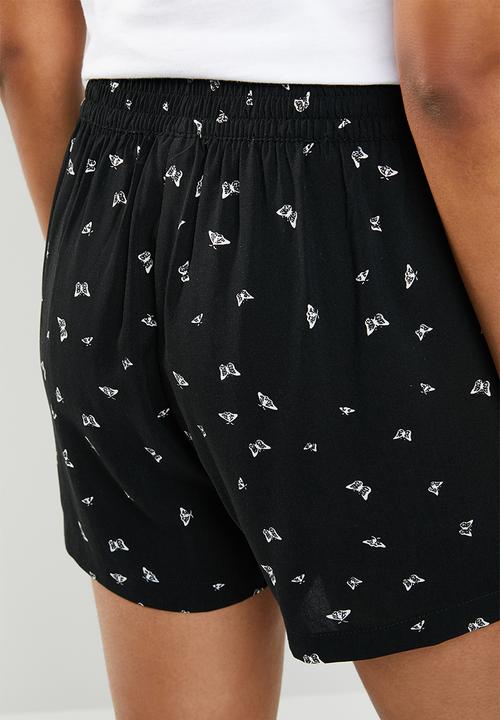 Jacqueline de Yong - Barbera woven shorts - black