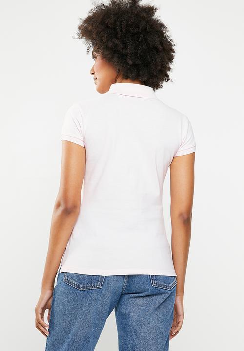 GUESS - Guess bling polo top - pink
