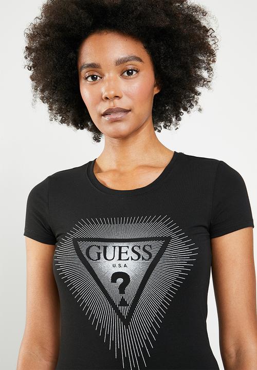 GUESS - Guess shine bright tee - black