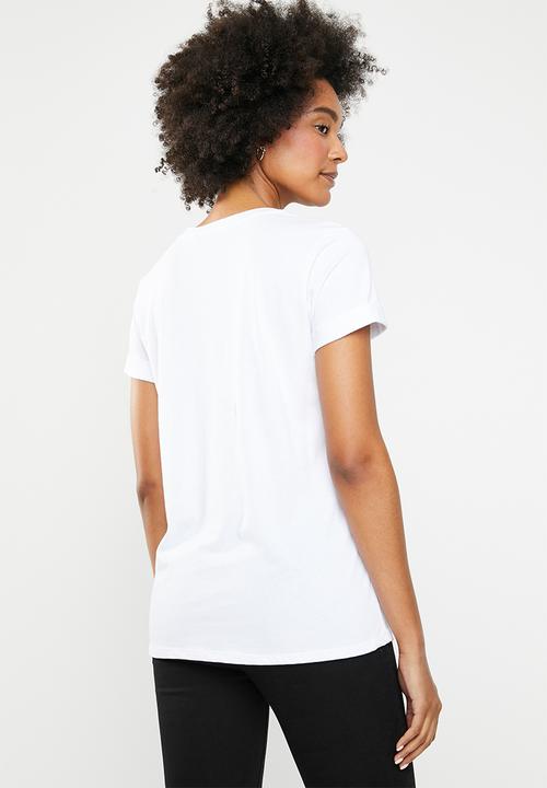 GUESS - Guess short sleeve 3d tee - white