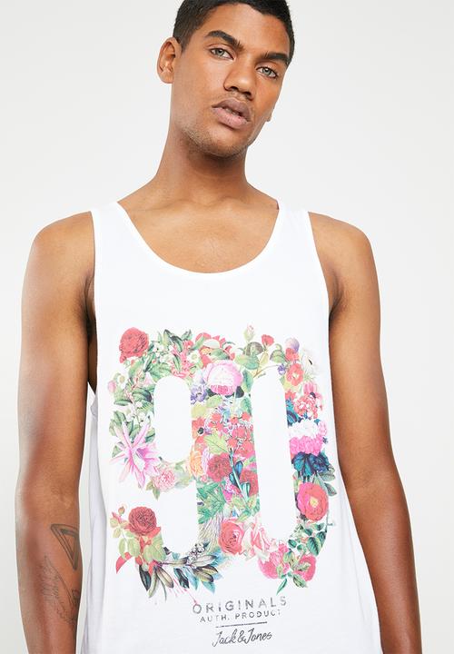 Jack & Jones - Rart spain tank top - white