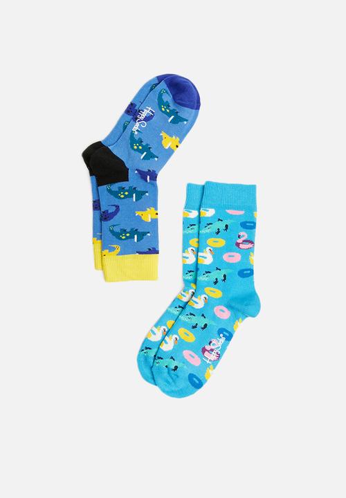 Happy Socks - 2 Pack poolparty socks - multi