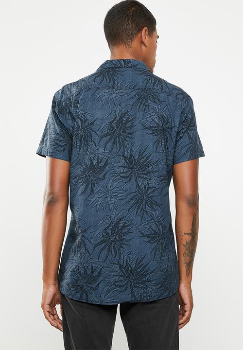 Jack & Jones - Kahula short sleeve shirt - navy