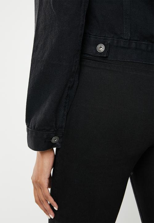 dailyfriday - Pearl denim jacket - black