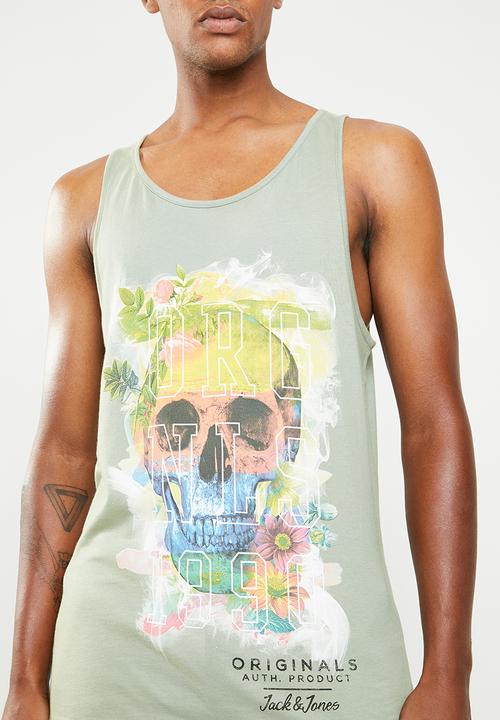 Jack & Jones - Rart spain tank top - green