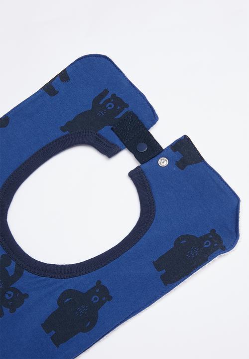 Cotton On - Sugar and spice bib - blue
