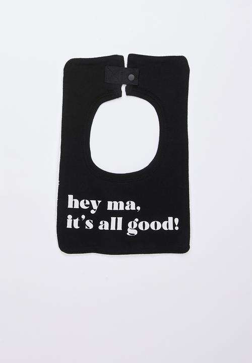Cotton On - Sugar and spice bib - black 