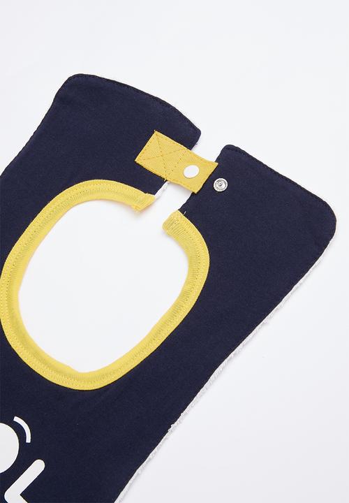 Cotton On - Sugar and spice bib - navy