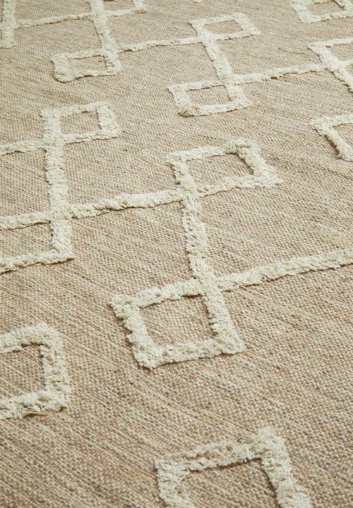 Sixth Floor - Gem tufted rug - natural