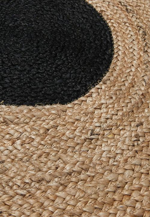Sixth Floor - Jadila kids braided rug - natural/black