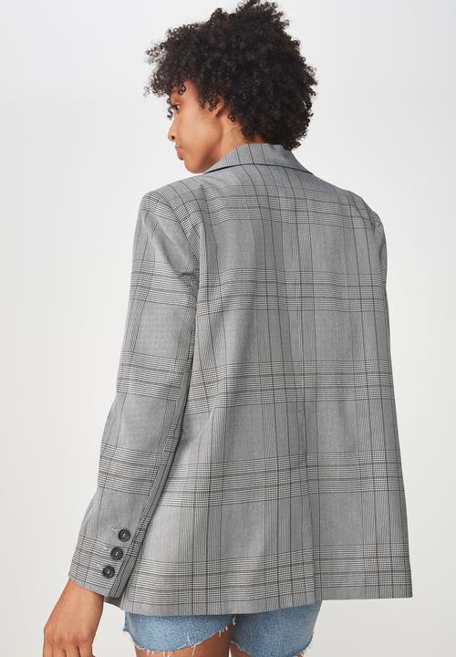 Cotton On - Relaxed blazer - black & white