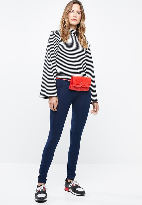 SISSY BOY - Joey jon jon 4 way scultp skinny jeans - blue