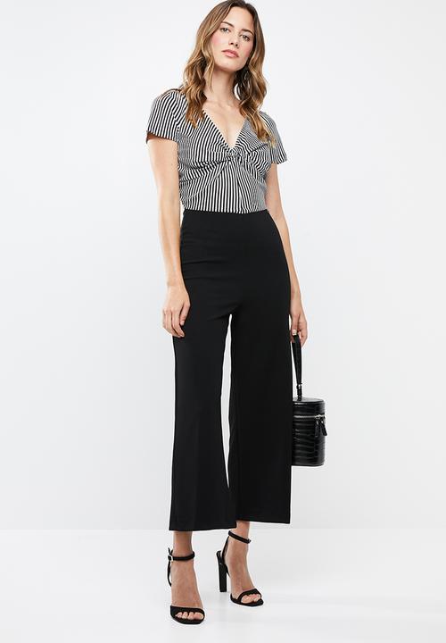 SISSY BOY - Wild one mixed jumpsuit - black