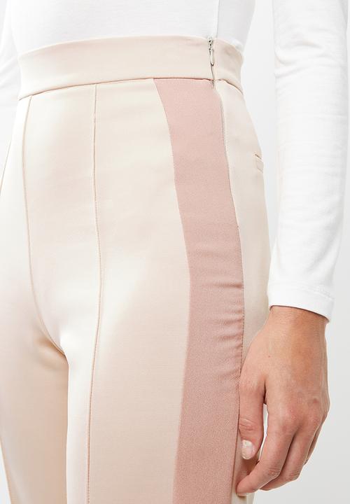 SISSY BOY - Boity sporty high-waisted track pants - pink