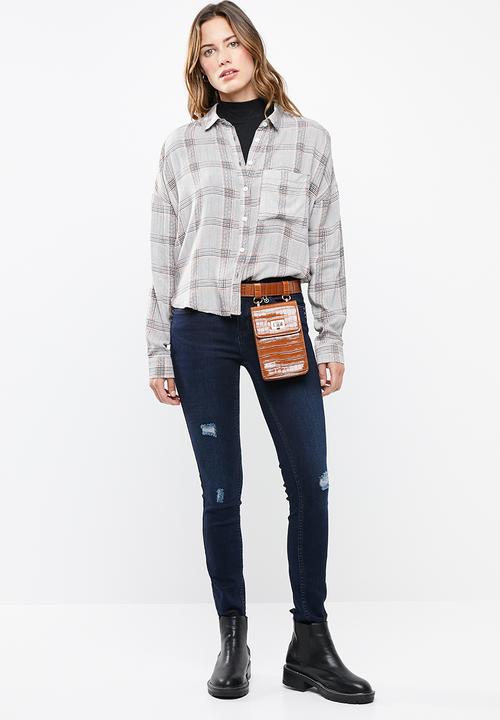 SISSY BOY - Axel skinny jeans with rips - blue 