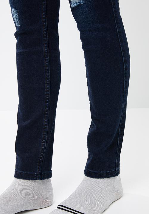 SISSY BOY - Axel skinny jeans with rips - blue 
