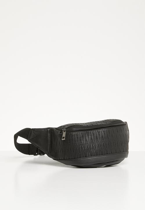 Missguided - Textured bumbag - black