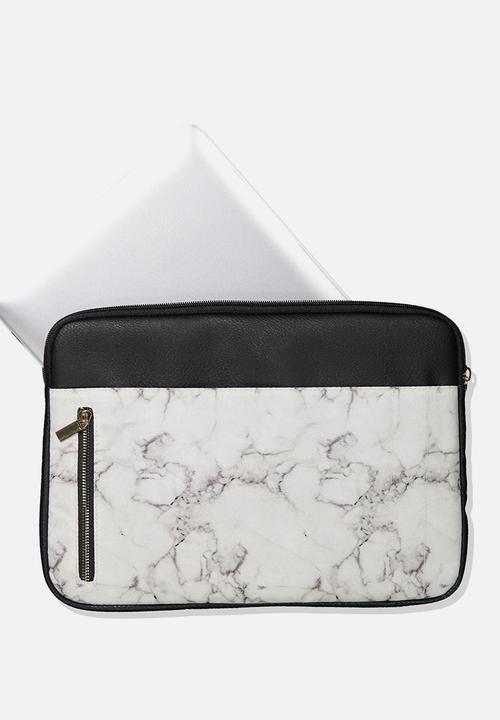 Typo - Take charge 13 inch laptop cover - black & white