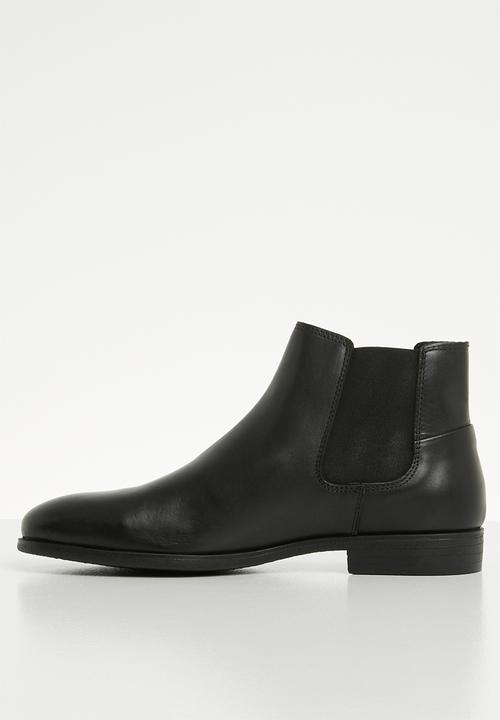 Jack & Jones - Frank leather chelsea - black