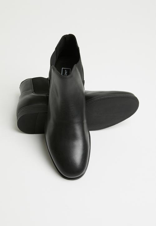 Jack & Jones - Frank leather chelsea - black